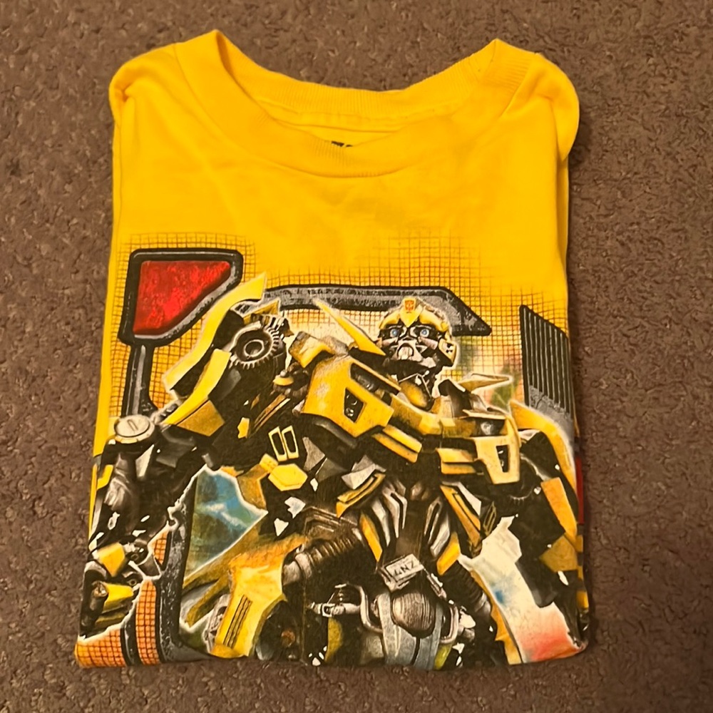 Kids transformers T-shirt, X-Large